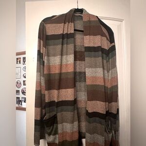 Cardigan 1x/2x long sleeve